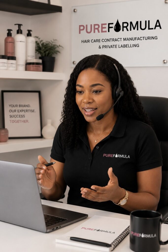 pureformula hero support section